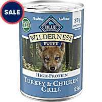 Blue Buffalo Wilderness Turkey & Chicken Wet Food for Puppies