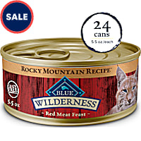 Blue Buffalo Wilderness Natural Grain-Free Red Meat Wet Cat Food