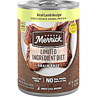 Merrick Healthy and Natural with Lamb, Limited Ingredient Diet Premium Grain Free Wet Dog Food