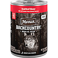 Merrick Backcountry Grain Free Real Beef Dinner Wet Dog Food