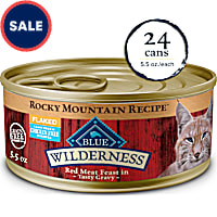 Blue Buffalo Wilderness Red Meat in Gravy Adult Flaked Wet Cat Food
