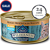 Blue Buffalo Wilderness Trout Rocky Mountain Recipe Adult Cat Wet Food