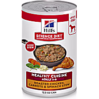 Hill's Science Diet Roasted Chicken Carrots & Spinach Adult Healthy Cuisine Canned Dog Food