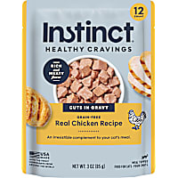 Instinct Healthy Cravings Grain Free Real Chicken Recipe Natural Wet Cat Food Topper