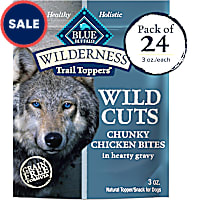 Blue Buffalo Wilderness Trail Toppers Wild Cuts Chicken Bites in Hearty Gravy Wet Dog Food