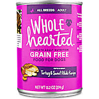 WholeHearted Grain Free Adult Turkey and Sweet Potato Recipe Wet Dog Food
