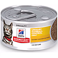 Hill's Science Diet Adult Urinary & Hairball Control Savory Chicken Entree Canned Wet Cat Food