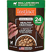 Instinct Healthy Cravings Grain Free Real Lamb Recipe Natural Wet Dog Food Topper