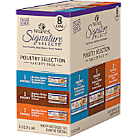 Wellness CORE Signature Selects Natural Canned Grain Free Cat Food Variety Pack, Poultry Selection Eight
