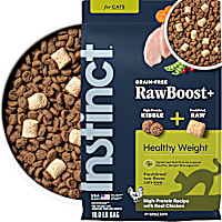 Instinct Raw Boost Healthy Weight Grain Free Recipe with Real Chicken Natural Dry Cat Food