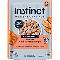 Instinct Healthy Cravings Grain Free Real Salmon Recipe Natural Wet Cat Food Topper