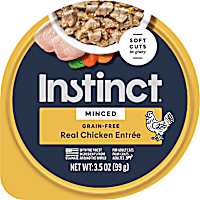 Instinct Grain Free Minced Recipe with Real Chicken Natural Wet Cat Food