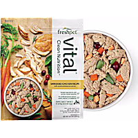 Fresh Vital Shredded Chicken Recipe with Sweet Potatoes and Carrots Dog Food