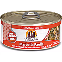 Weruva Classics Marbella Paella with Mackerel, Shrimp & Mussels in Gravy Wet Cat Food