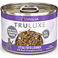 Weruva TruLuxe Steak Frites Dinner with Beef & Pumpkin in Gravy Wet Cat Food
