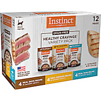 Instinct Healthy Cravings Grain Free Recipe Variety Pack Natural Wet Cat Food Topper