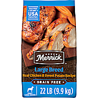 Merrick Grain Free Real Chicken & Sweet Potato Recipe Large Breed Dry Dog Food