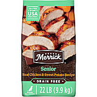 Merrick Grain Free Real Chicken & Sweet Potato Recipe Senior Dry Dog Food