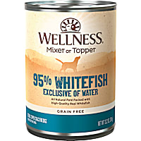 Wellness 95% Whitefish Natural Grain Free Wet Canned Dog Food