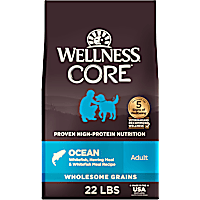 Wellness CORE Wholesome Grains High Protein Natural Ocean Whitefish & Herring Recipe Dry Dog Food