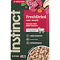 Instinct Freeze Dried Raw Meals Grain Free Real Beef Recipe Dog Food