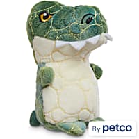 Leaps & Bounds Ruffest & Tuffest T-Rex Tough Plush Dog Toy with Kevlar Stitching