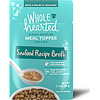 WholeHearted Seafood Recipe Broth Flavor-Boosting Wet Cat Meal Topper