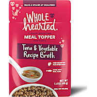 WholeHearted Tuna & Vegetable Recipe Broth Flavor-Boosting Wet Cat Meal Topper