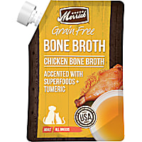 Merrick Bone Broth Grain Free Chicken Wet Dog Food Topper