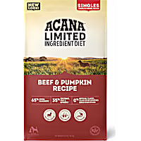 ACANA Beef & Pumpkin Recipe Singles Limited Ingredient Grain Free High Protein Dry Dog Food