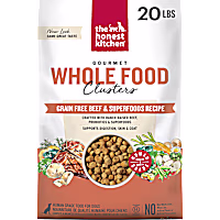 The Honest Kitchen Gourmet Whole Food Clusters Grain Free Beef & Superfoods Recipe Dog Food