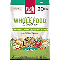 The Honest Kitchen Gourmet Whole Food Clusters Grain Free Chicken & Superfoods Recipe Puppy Dog Food