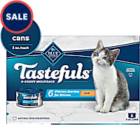 Blue Buffalo Blue Tastefuls Natural Chicken Entrees Variety Pack Wet Food for Kittens