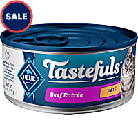 Blue Buffalo Tastefuls Beef Entree Wet Cat Food Pate