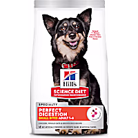 Hill's Science Diet Adult Perfect Digestion Small Bites Chicken, Brown Rice & Whole Oats Recipe Dry Dog Food