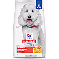 Hill's Science Diet Adult 7+ Perfect Digestion Small Bites Chicken, Whole Oats & Brown Rice Recipe Dry Dog Food