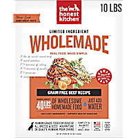 The Honest Kitchen Wholemade Limited Ingredient Beef Dog Food