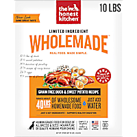 The Honest Kitchen Wholemade Limited Ingredient Duck & Sweet Potato Dog Food