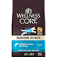Wellness CORE Digestive Health Whitefish & Brown Rice Dry Dog Food