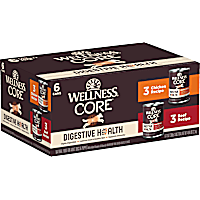 Wellness CORE Digestive Health Grain Free Chicken & Beef Pate Variety Pack Wet Dog Food