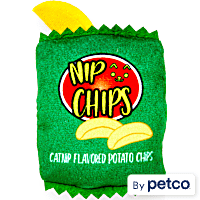 Leaps & Bounds Plush Chip Bag Cat Toy