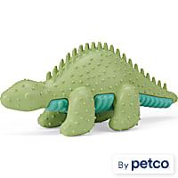 Leaps & Bounds Green Stegosaurus Dental Dog Chew Toy