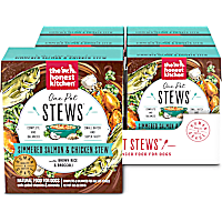 The Honest Kitchen One Pot Stews: Simmered Salmon & Chicken Stew with Brown Rice & Broccoli Wet Dog Food