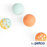 Leaps & Bounds Cage Sponge Ball Cat Toy
