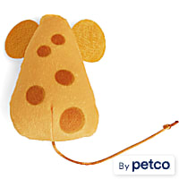 Leaps & Bounds Dental Cheese Mouse Cat Toy