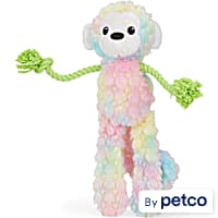 Leaps & Bounds Tough Monkey with Rope Tug Dog Toy
