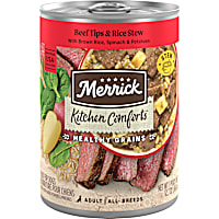 Merrick Healthy Grains Kitchen Comforts, Beef Tips and Rice Stew Wet Dog Food