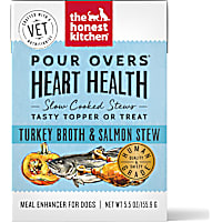 The Honest Kitchen Heart Health Pour Over with Turkey Broth & Salmon Stew Wet Dog Food