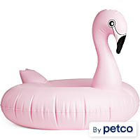 Leaps & Bounds Flamingo Pool Float Toy for Pets