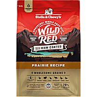 Stella & Chewy's Wild Red Raw Coated High Protein Wholesome Grains Prairie Recipe Dry Dog Food
